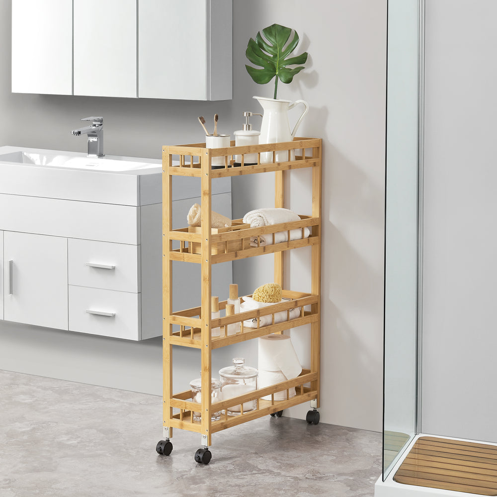 Chariot Pyhäjoki 96 x 60 x 18 cm Naturel [en.casa] - premiumXL