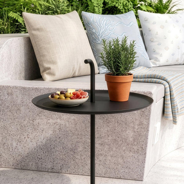 Outdoor-Metalltisch Calimera 57 x Ø38 cm [casa.pro]