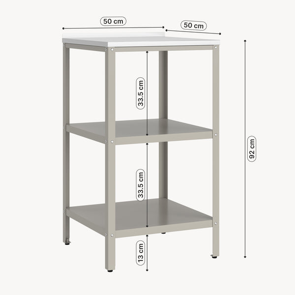 Outdoor Standregal Bolognano 92x50x50 cm [casa.pro]