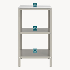 Outdoor Standregal Bolognano 92x50x50 cm [casa.pro]