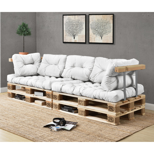 Cuscino per Mobili Pallet Bancali EPAL Divano Panca da Giardino [en.casa]