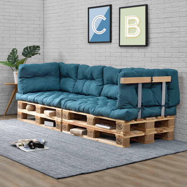 Coussin de siège pour canapé d'une palette Plusieurs couleurs [en.casa] 