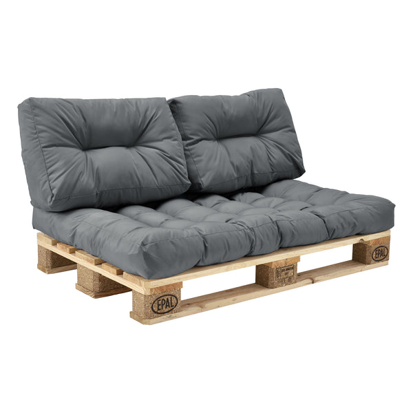 Cuscino per Mobili Pallet Bancali EPAL Divano Panca da Giardino [en.casa]