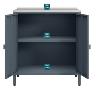 Outdoor Schrank Bolognano 92x80x50 cm [casa.pro]