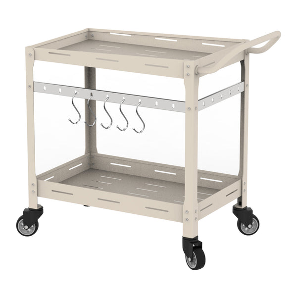 Chariot de service d’extérieur Bard acier 72 x 77 x 38 cm casa.pro
