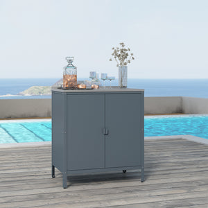 Outdoor Schrank Bolognano 92x80x50 cm [casa.pro]