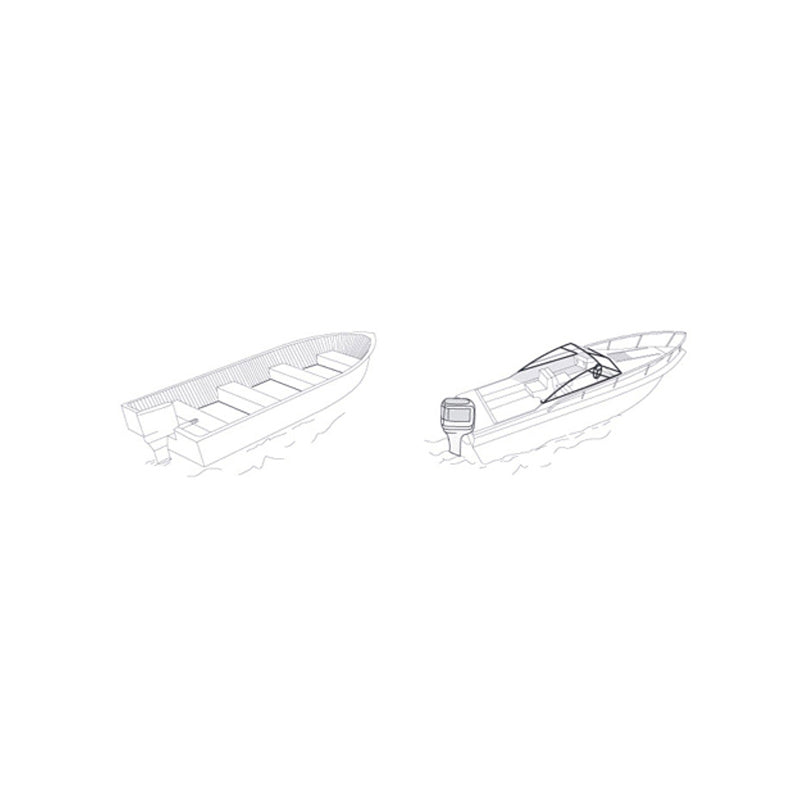 Croquis coté Bâche de Bateau Couverture de Bateau Housse Plusieurs Couleurs Tailles Différentes [pro.tec] 