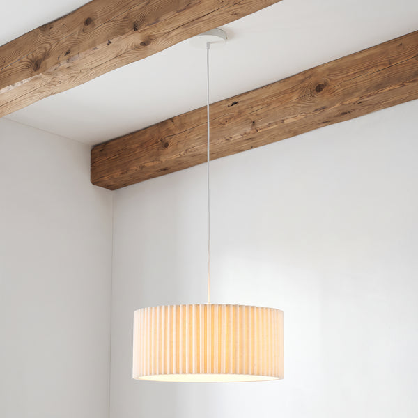 Lampada a sospensione Kupimi Ø45 cm Beige [lux.pro]