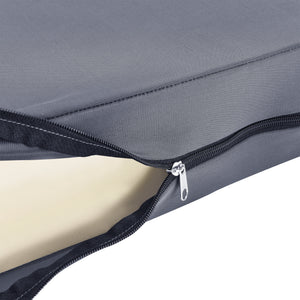 Palettenkissenbezug Valencia 120x80x10 cm Dunkelgrau neu.haus