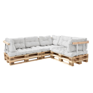 [en.casa] Cuscini per divano palette euro - mobili DIY - Cuscini divano per palette per dentro - ideale per salotto - giardino d´inverno 