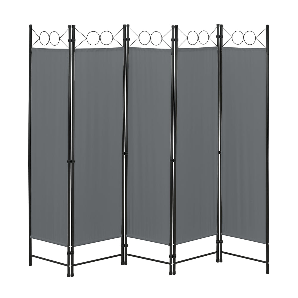 Divisorio Saragossa 5 pezzi 200x171 cm vari colori en.casa - premiumXL