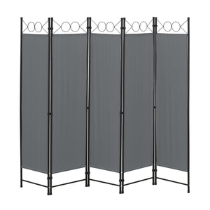 Divisorio Saragossa 5 pezzi 200x171 cm vari colori en.casa - premiumXL