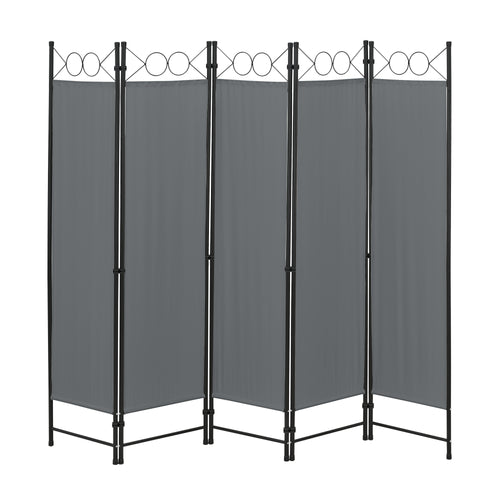 Divisorio Saragossa 5 pezzi 200x171 cm vari colori en.casa - premiumXL