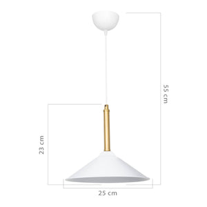 Suspension Hempstead hauteur 55 cm E27 [lux.pro]