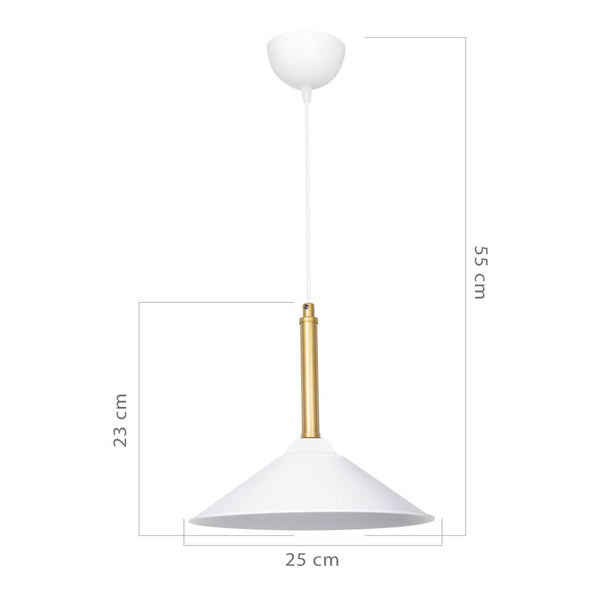 Suspension Hempstead hauteur 55 cm E27 [lux.pro]