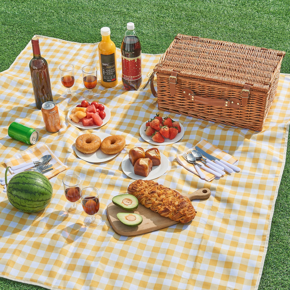 Panier pique-nique Brindisi pour 4 personnes set complet [casa.pro] - premiumXL