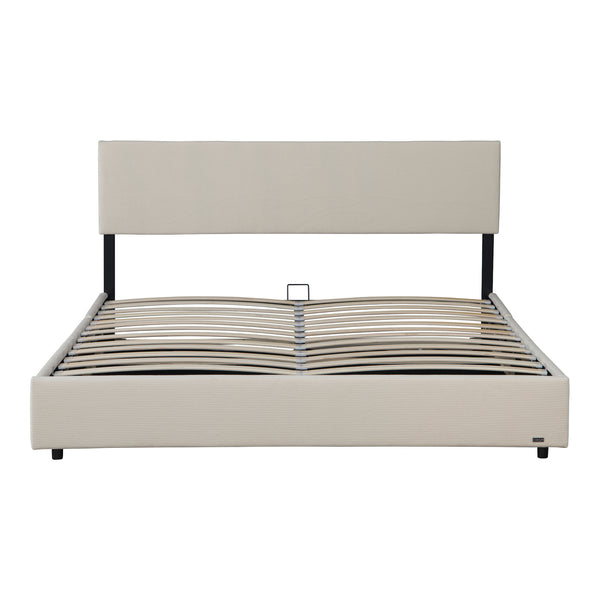 Lit capitonné Juva avec matelas à mousse froid 