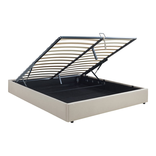 Lit coffre Nola avec matelas [en.casa]