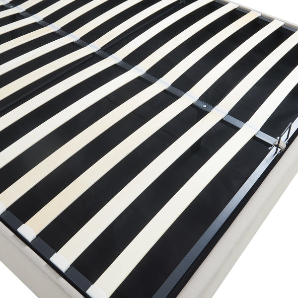 Lit coffre Nola avec matelas [en.casa]