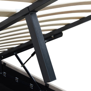 Lit coffre Nola avec matelas [en.casa]
