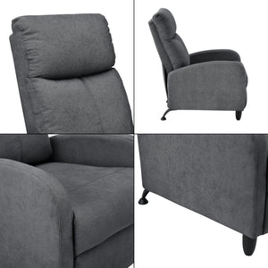 Fauteuil Relaxant Bregenz Inclinable et Repose-Pieds [en.casa]