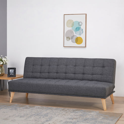 Divano letto Pukkila 180x86x81 cm Tessuto [en.casa]