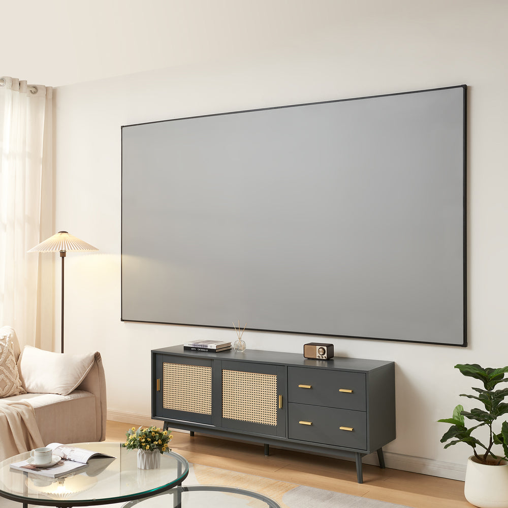 Écran de projection mural Väkhoga Full HD 4K 8K HDR [en.casa]