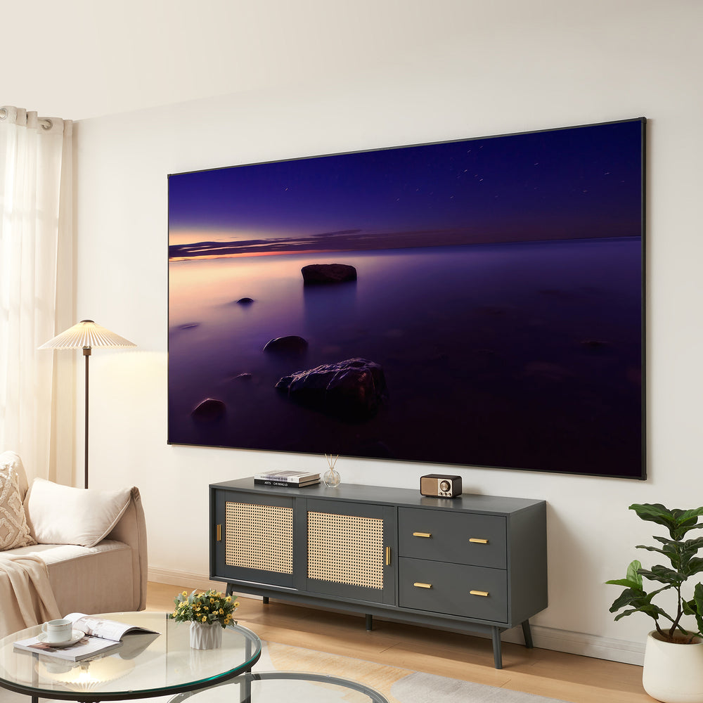 Écran de projection mural Väkhoga Full HD 4K 8K HDR [en.casa]