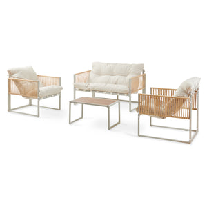 Loungeset Karg 4-tlg. [casa.pro]