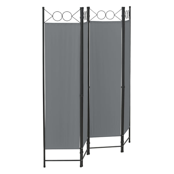 Paravento Pieghevole Saragossa in 4 Pannelli Parete Divisoria 171 x 160 cm [en.casa]

