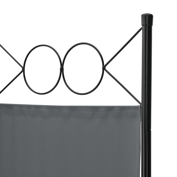 Paravento Pieghevole Saragossa in 4 Pannelli Parete Divisoria 171 x 160 cm [en.casa]

