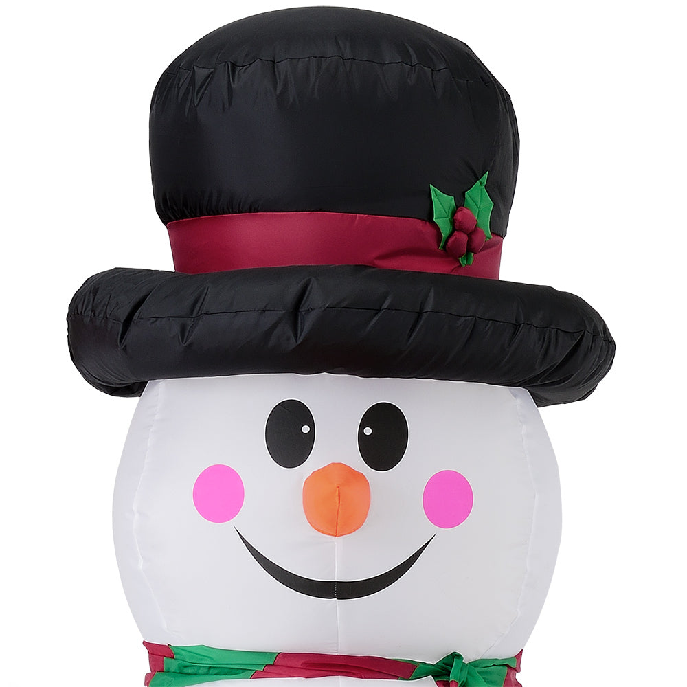 Saint Nicolas / Bonhomme de neige géant gonflable à LED [en.casa]