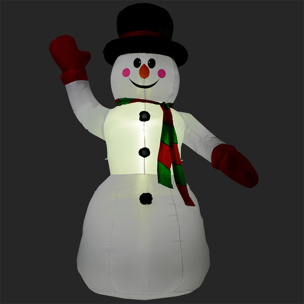 Riesige Aufblasbare Weihnachtsfiguren mit LED-Beleuchtung [en.casa]