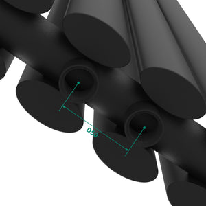 Radiateur design Nore courbé à deux couches