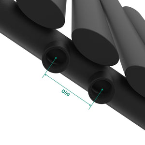 Radiateur à panneau plat Nore 653 W acier 60 x 90 cm noir [neu.haus]