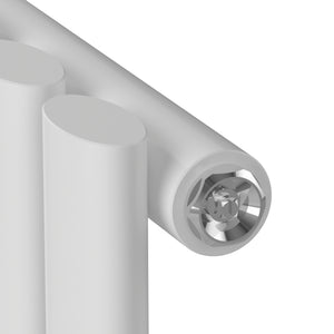 Termosifone Nore ad Acqua Calda Pannello Singolo con Elementi Tubolari 180 x 36 cm - Bianco [neu.haus] 