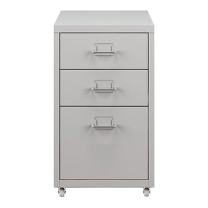 Caisson de bureau à roulettes Kökar acier 48 x 28 x 41 cm [en.casa]