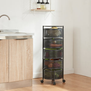Chariots de service Steigen en différentes couleurs et versions [en.casa] - premiumXL