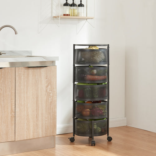 Chariots de service Steigen en différentes couleurs et versions [en.casa] - premiumXL