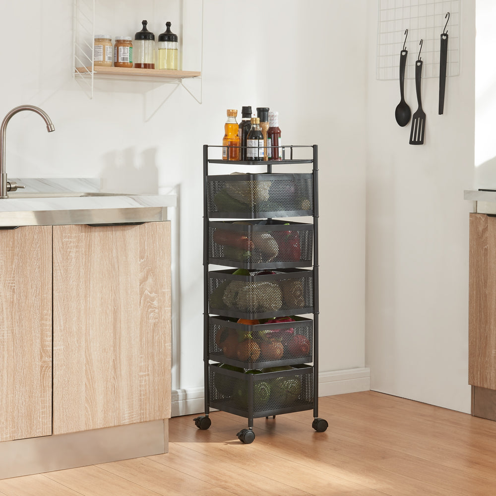 Carrello Sunndal in diversi colori e varianti [en.casa] - premiumXL