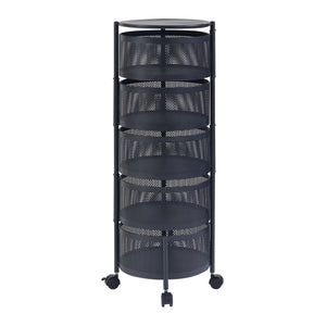 Chariot de service Steigen acier [en.casa]