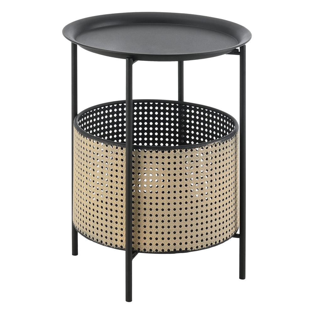 Table d’appoint Beaumont noir/sable différentes tailles en.casa - premiumXL