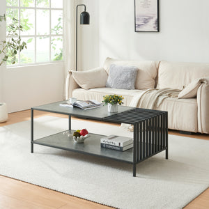 Tavolino Centrale da Salotto Pärghos 120x60x45 cm [en.casa] 