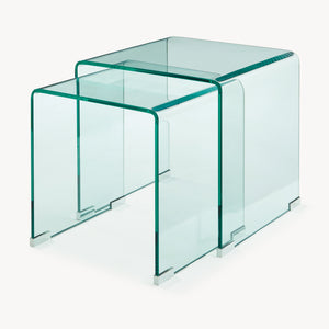 Ensemble de 2 tables gigognes Kariengem [en.casa]