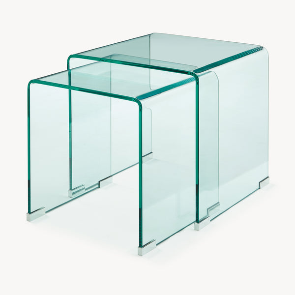 Ensemble de 2 tables gigognes Kariengem [en.casa]