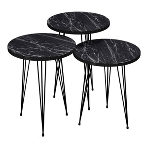 Satztisch Ry 3er Set in versch. Farben [en.casa]