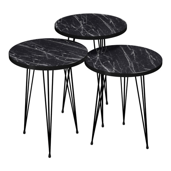 Satztisch Ry 3er Set in versch. Farben [en.casa]