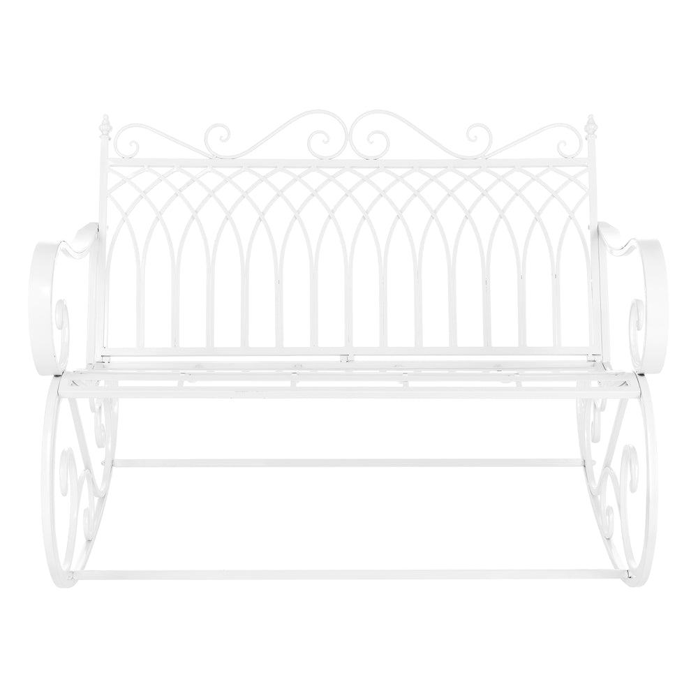 Banc à bascule Greenough 85x113x95cm style maison de campagne en différentes couleurs en.casa - premiumXL