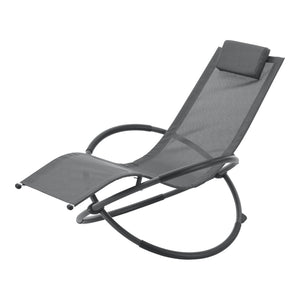 Schaukelliege Pulsano 150 kg Dunkelgrau [en.casa] - premiumXL