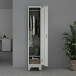 Casier métallique Joroinen acier 180 x 38 x 45 cm gris [en.casa]